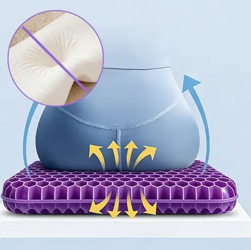 HexaGrid gel structure closeup